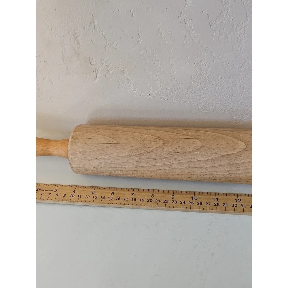 Vtg Danish Wood Rolling Pin 15
